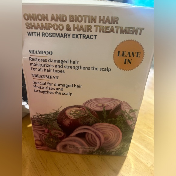 Accessories - Onion shampoo to strength hair